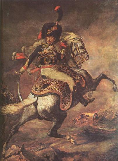 Jean Louis Voille Charging Chasseur by Theodore Gericault